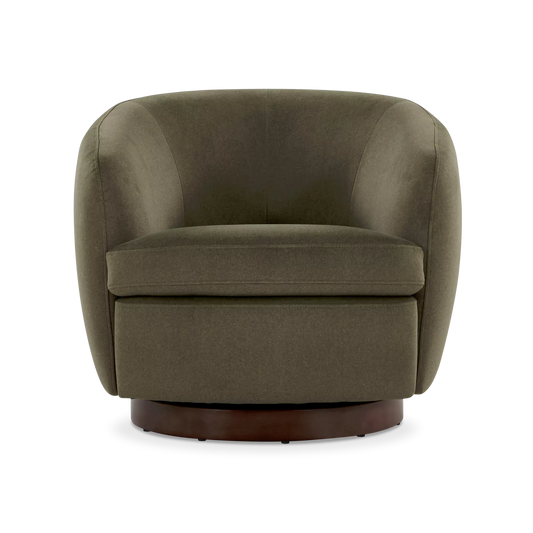 Flora - Fauteuil pivotant en velours