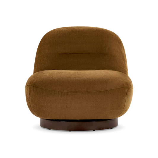 Pence - Fauteuil pivotant en tissu