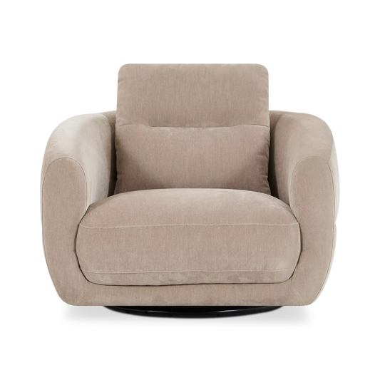 Lumi - Fauteuil pivotant en velours