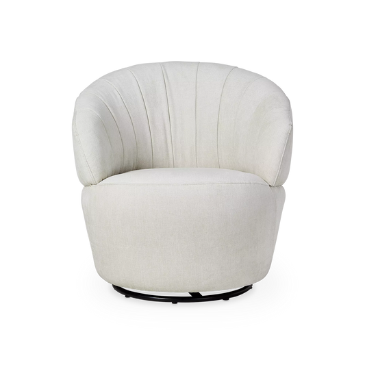 Dance - Fauteuil pivotant en velours