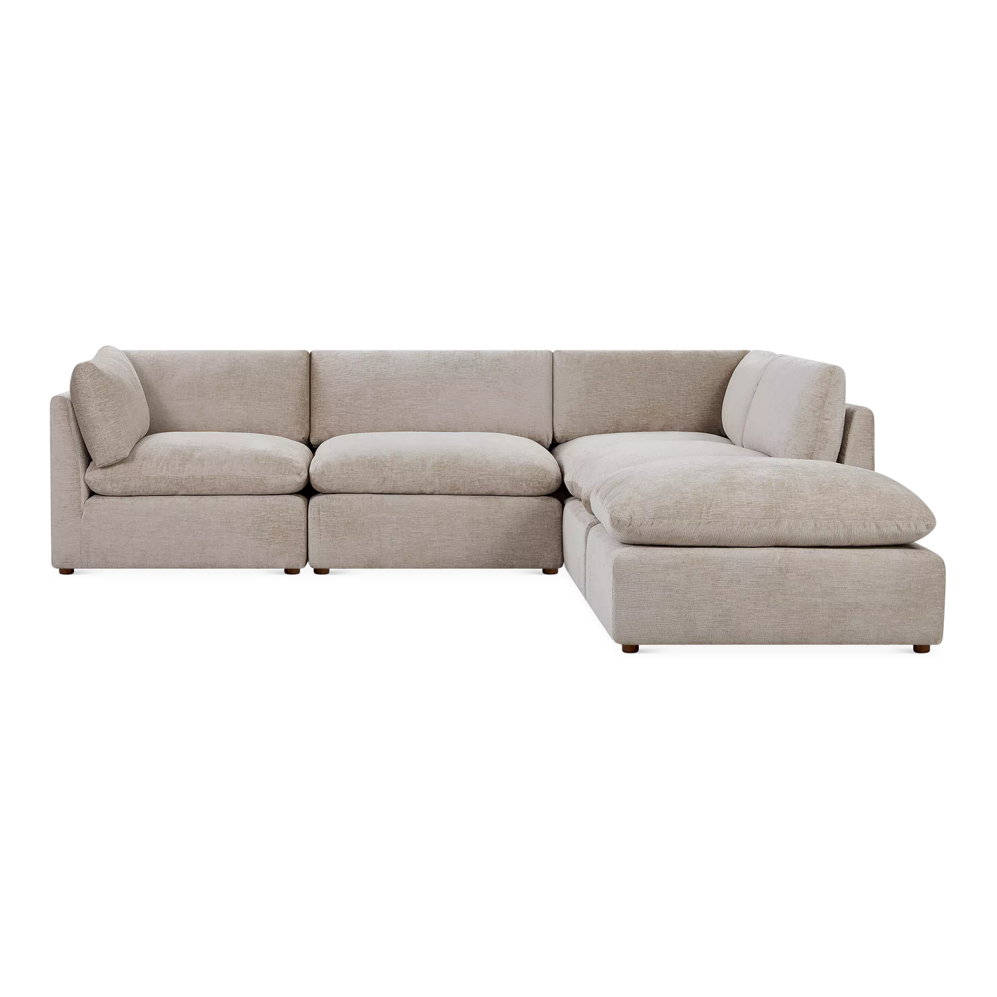 Livia - Velvet Upholstered Modular Sofa