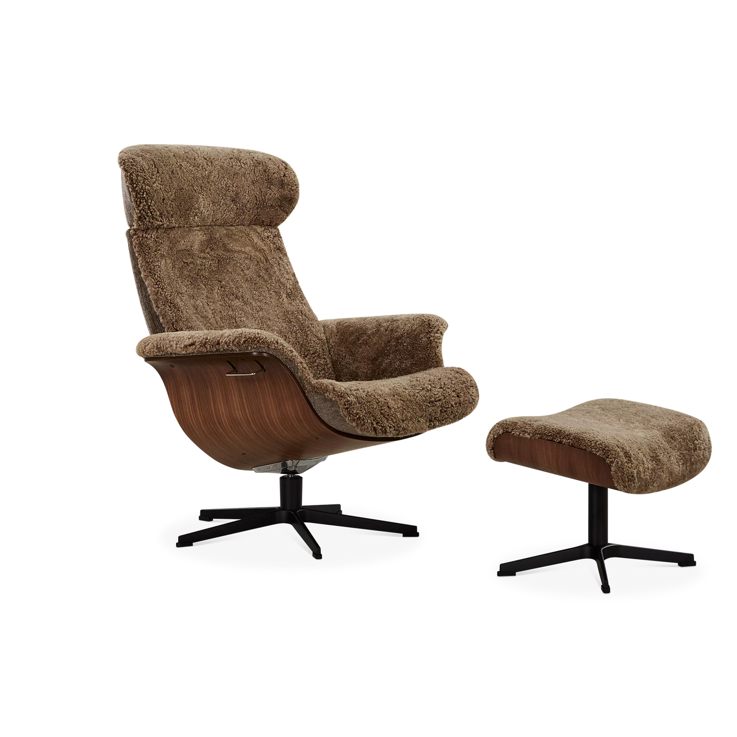Timeout - Fauteuil inclinable en peau de mouton par Conform