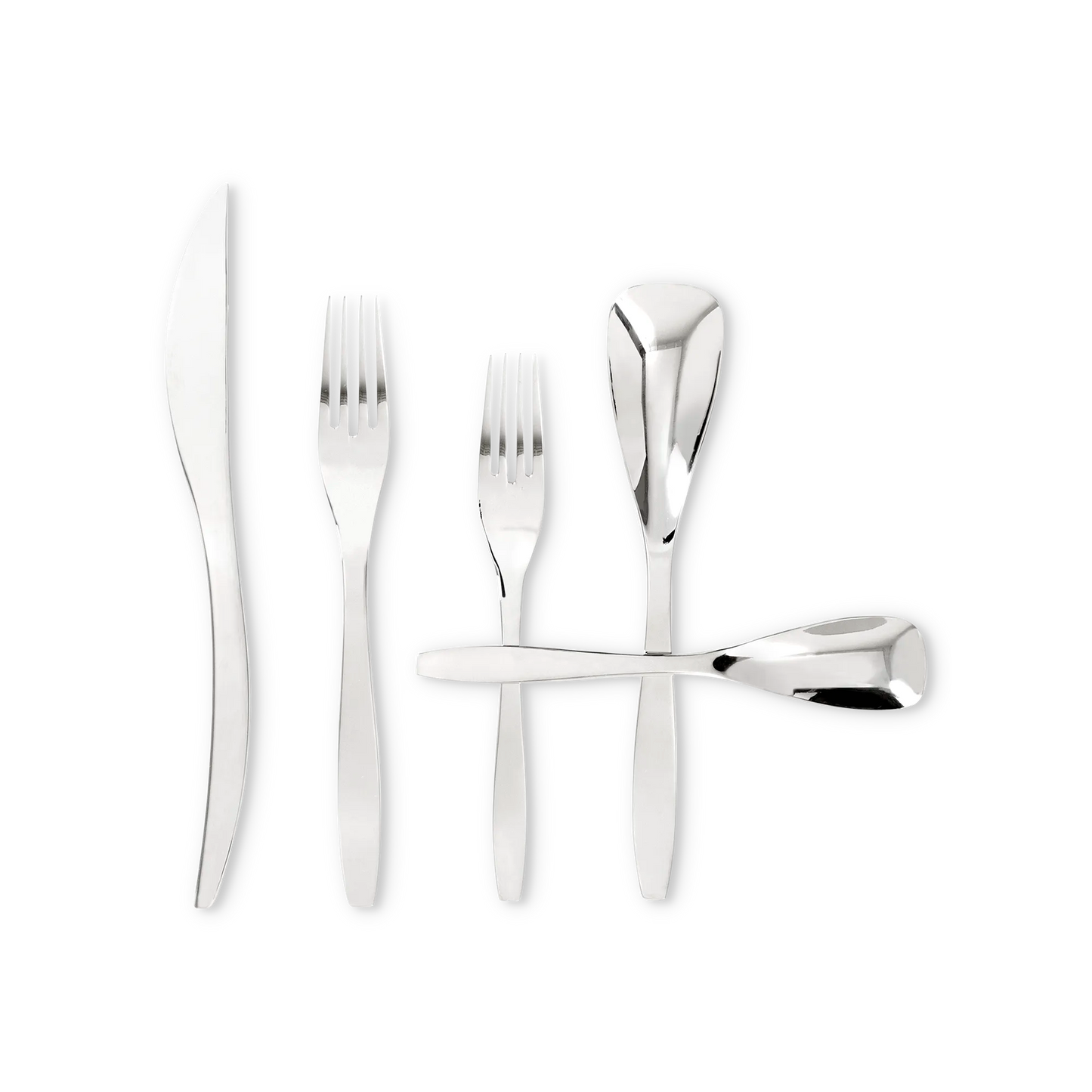 Crescent Cutlery Set, 20 pieces