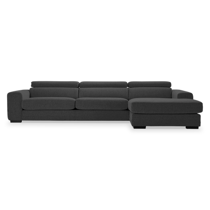 Ferrari - Sectional Sofa with Adjustable Headrest by Furninova
