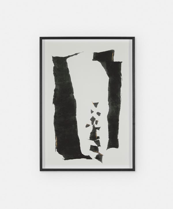 Rendition II - Frame with Abstract Print