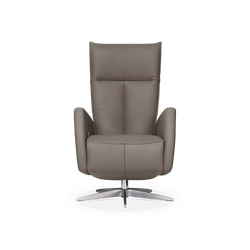 Luck - Leather Reclining Armchair by Géalux