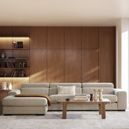 Ferrari - Sectional Sofa with Adjustable Headrest by Furninova