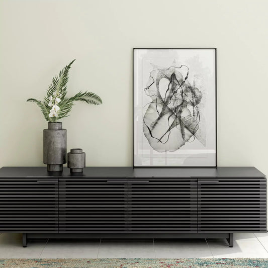 Corridor 8173 - Meuble TV à 4 compartiments et profil bas par BDI