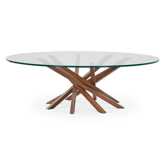 Atari - Table basse avec piètement architectural par Cattelan Italia