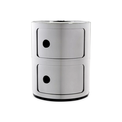 Componibili Metal - Table d’appoint par Kartell