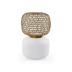 Jali - Table Lamp with Brass Mesh by Ligne Roset