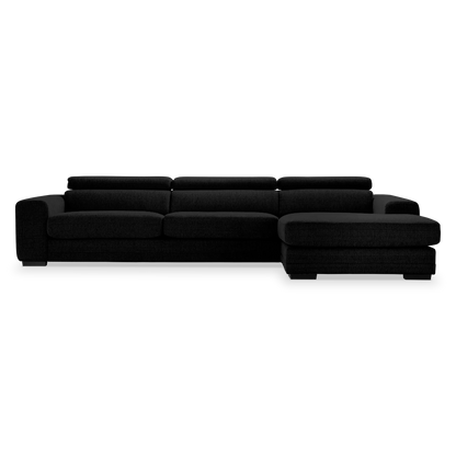 Ferrari - Sectional Sofa with Adjustable Headrest by Furninova