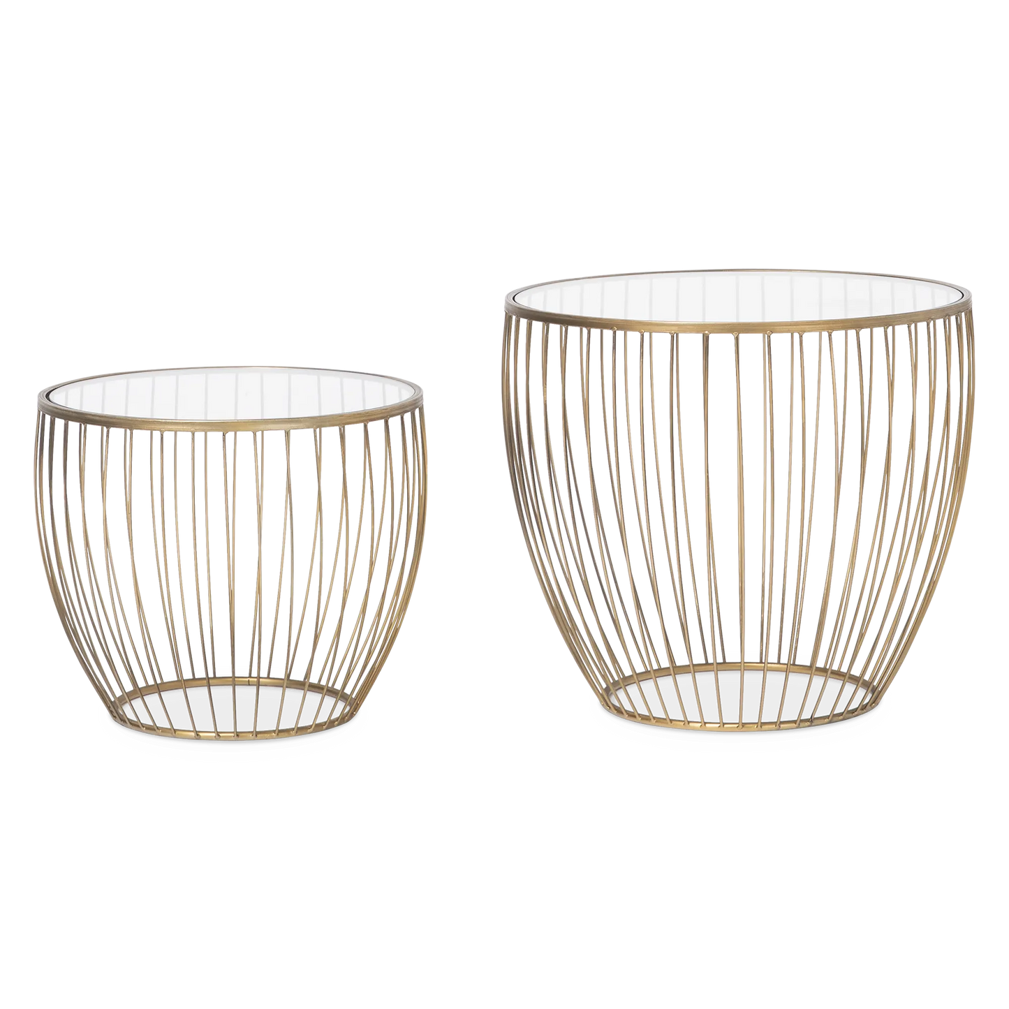 Cyclone - Ensemble de tables d'appoint rondes