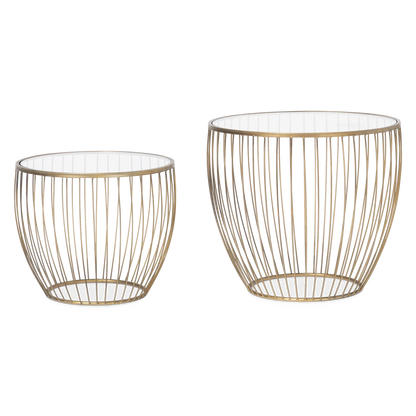 Cyclone - Ensemble de tables d'appoint rondes
