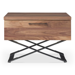 Laurentides - Table de chevet en bois massif
