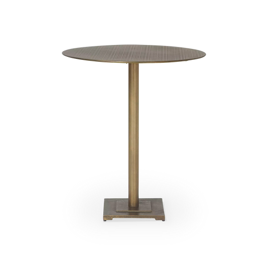 Fannin - Antique Brass High Table