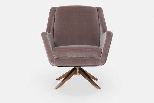 Greta - Fauteuil pivotant avec piètement pyramidal