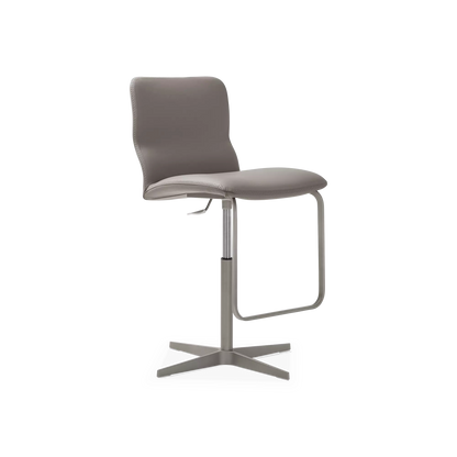 Vito - Tabouret ajustable en cuir par Cattelan Italia