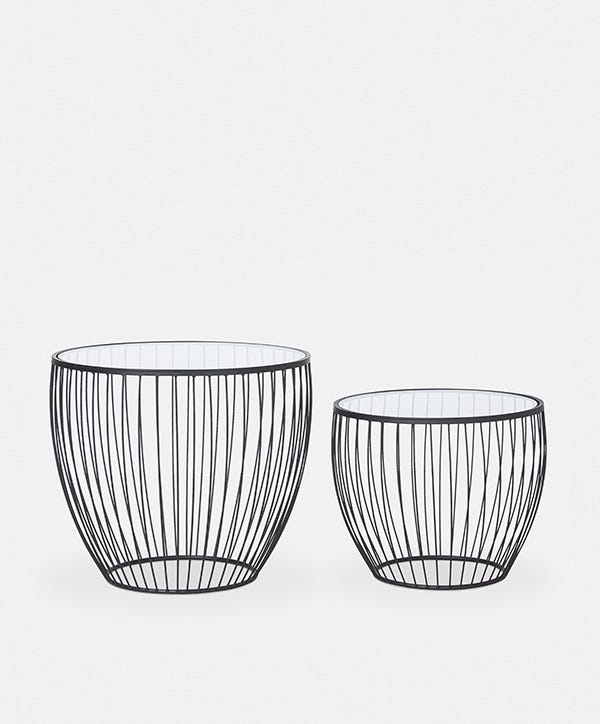 Cyclone - Ensemble de tables d'appoint rondes
