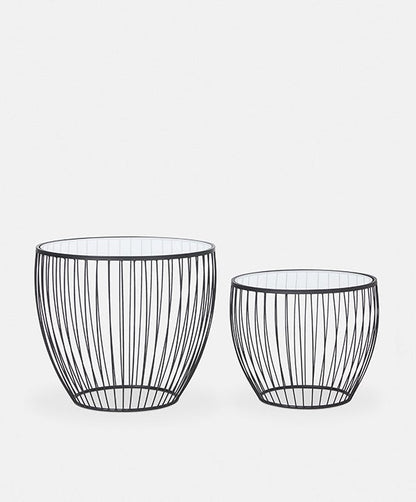 Cyclone - Ensemble de tables d'appoint rondes