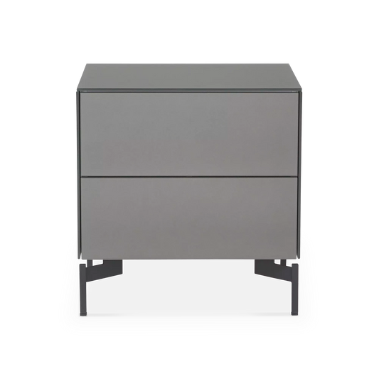 Laura - Frosted Glass Nightstand