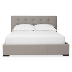 Emma - Upholstered Bed with Tufted Headboard