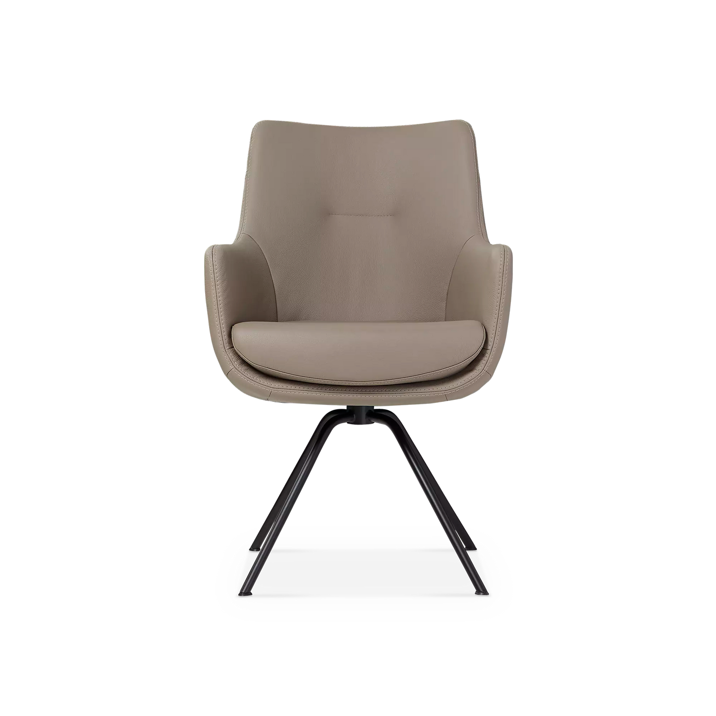 Miami - Leather Swivel Armchair by Géalux