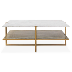 Olivia - Marble Top Coffee Table by Four Hands