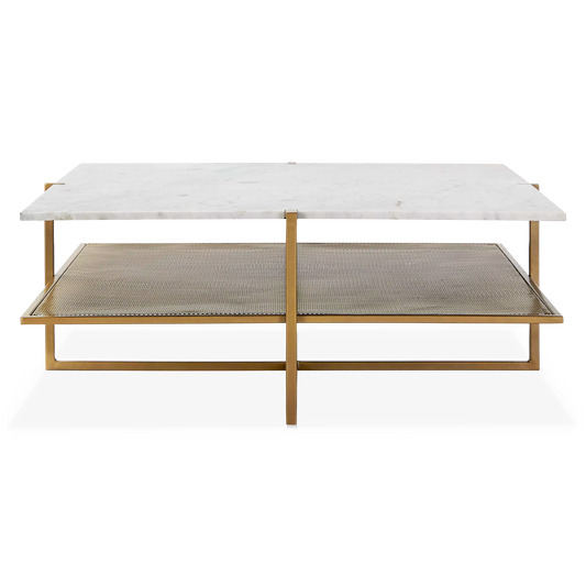 Olivia - Marble Top Coffee Table by Four Hands