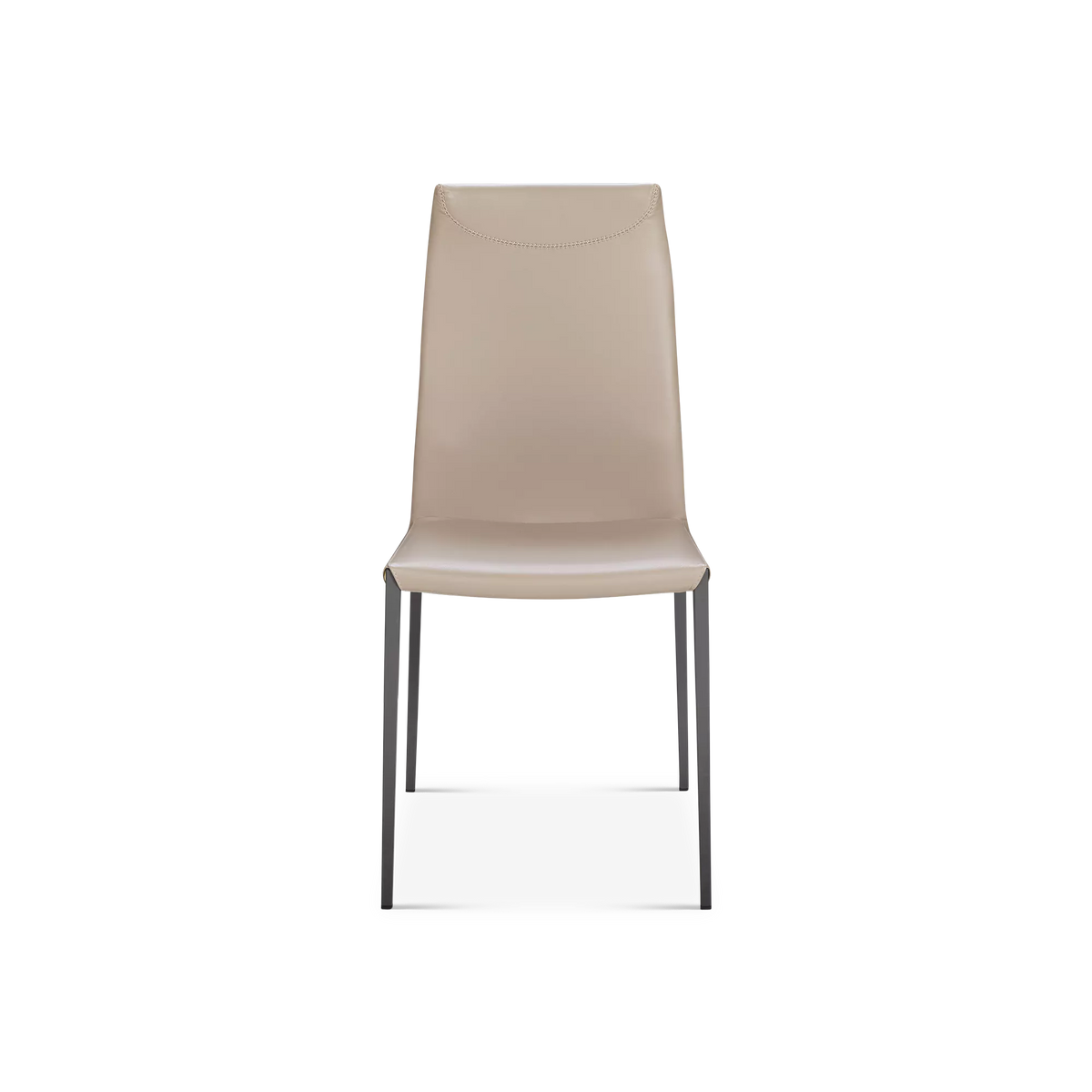 Maya Flex - Chaise de salle à manger en cuir par Cattelan Italia