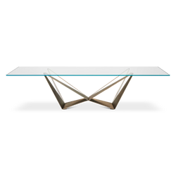 Skorpio - Table with Architectural Base by Cattelan Italia