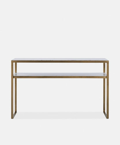 Evert - Console en marbre et laiton antique