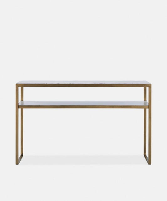 Evert - Console en marbre et laiton antique