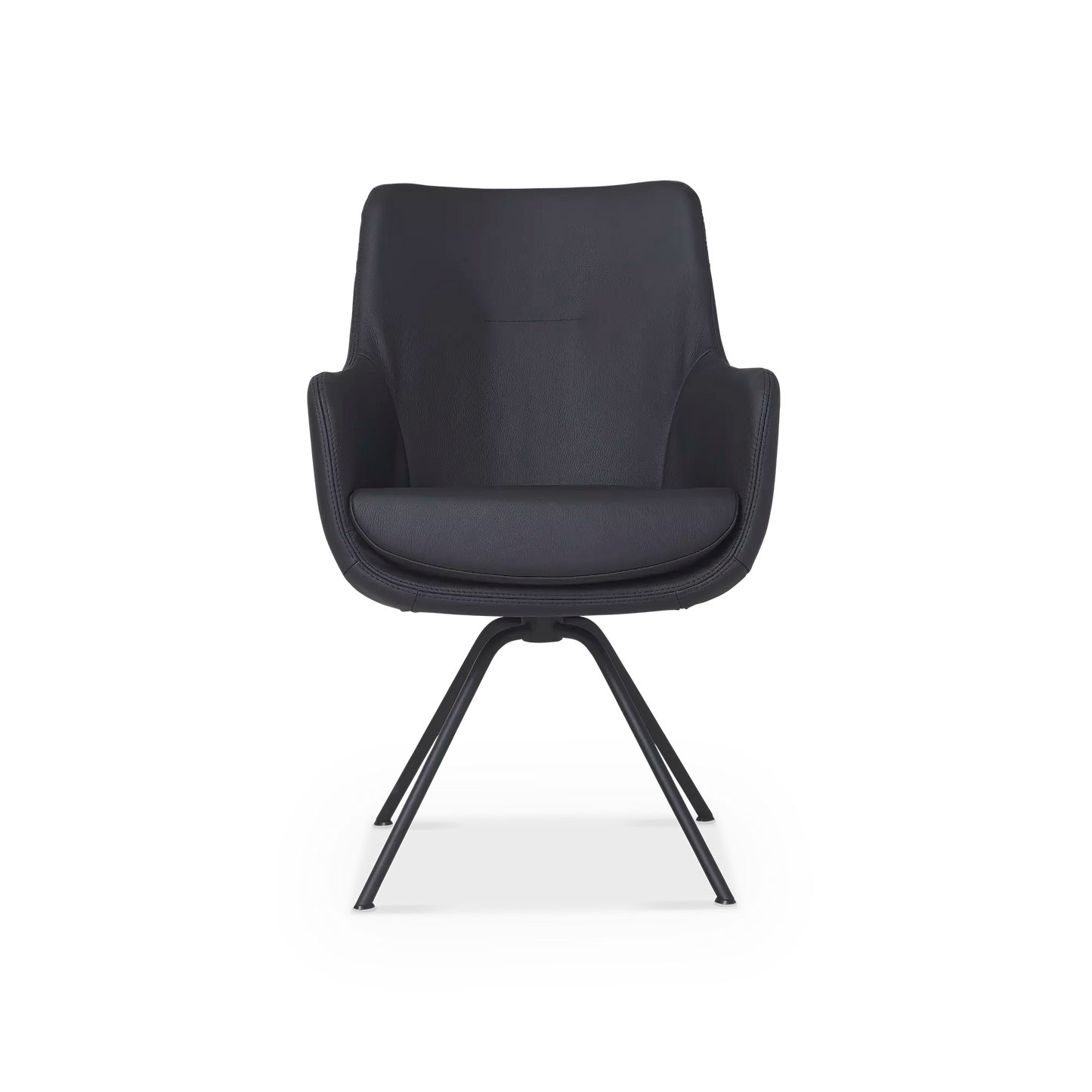 Miami - Leather Swivel Armchair by Géalux