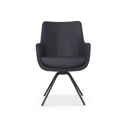 Miami - Leather Swivel Armchair by Géalux