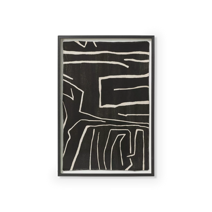 Woven Tribe I - Frame with Art Print
