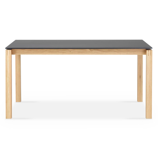 Vinci - Glass Top & Wood Base Dining Table