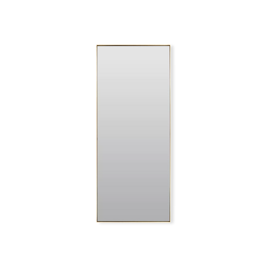 Crosland - Grand miroir avec cadre en laiton antique