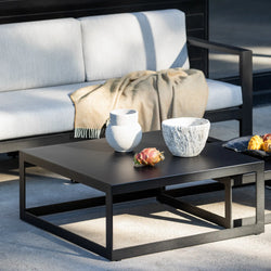 Overlap - Table basse extérieure en aluminium