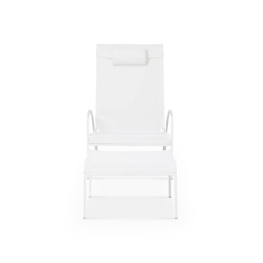 Fauteuil et repose-pieds QT