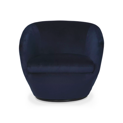 Dinant - Fauteuil pivotant en velours