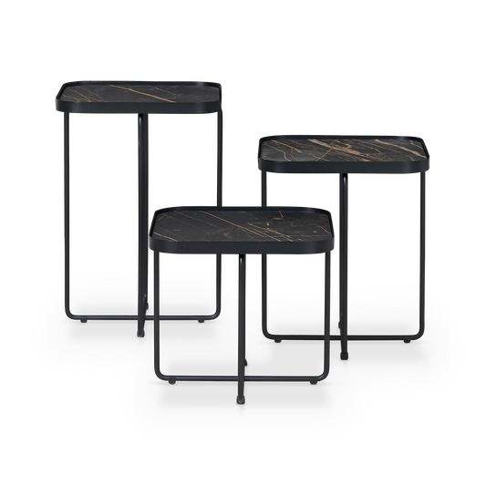 Benny - Ensemble de 3 tables d'appoint par Cattelan Italia