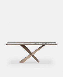 Terminal Keramik Premium - Console en acier laqué par Cattelan Italia