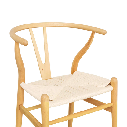 Wishbone, Natural or Black Beech Wood Chair MUST – Must Société