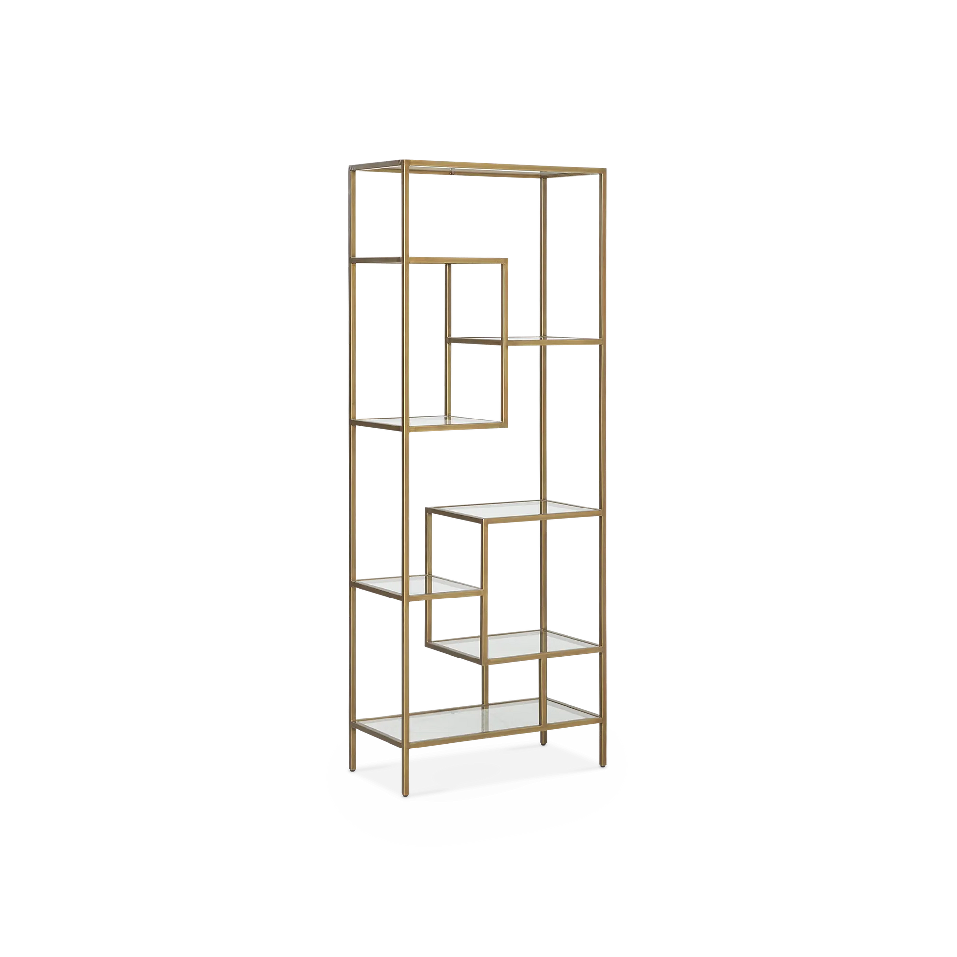 Étagère murale en métal fer L60 cm, Acia - Laiton - taille unique Étagère murale en métal fer L60 cm, Acia - Laiton - taille unique