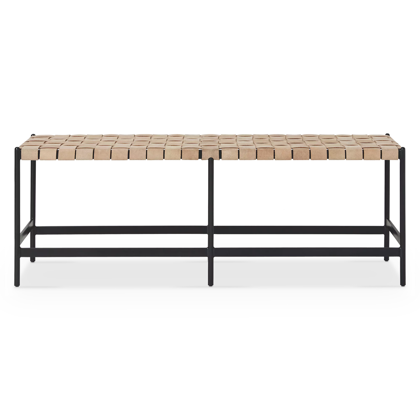 Omari - Leather Bench