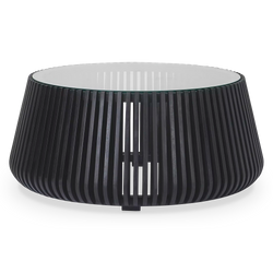 Alder - Teak and Glass Coffee Table