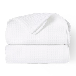 Waffle Weave - housse et taies en coton gaufré