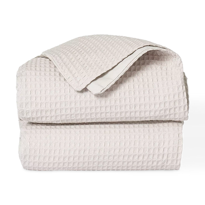 Waffle Weave - housse et taies en coton gaufré