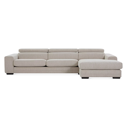 Ferrari - Sectional Sofa with Adjustable Headrest by Furninova